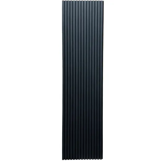 Akustikpaneele Schwarz "Kohle" – 240 cm x 60 cm – Dreiseitig Echtholzfurnier